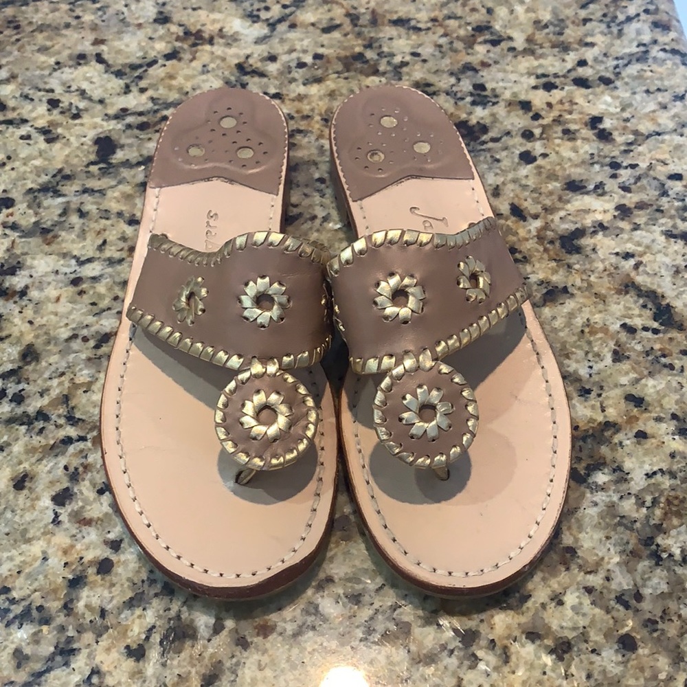 Size 7 Jack Rogers, Nude/Light Brown